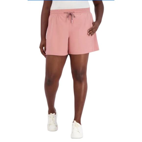 Pacific Trail Vintage Pink Active Shorts Women’s‎ XL 5” Inseam Lightweight NWOT - Picture 1 of 11